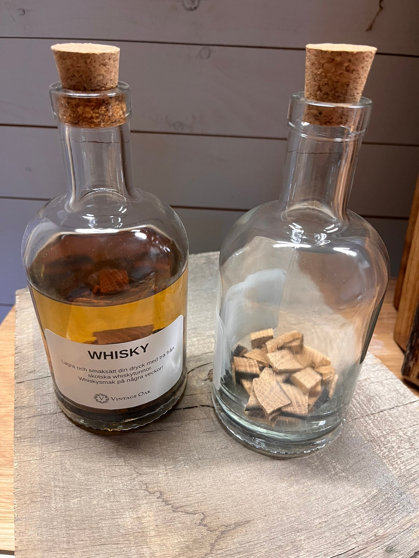 Whiskytunna på Flaska