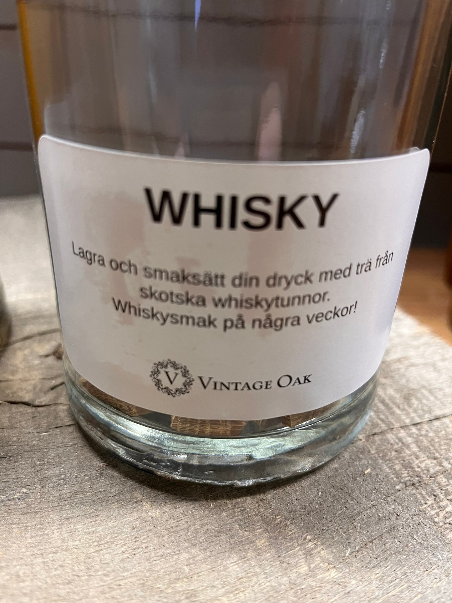 Whiskytunna på Flaska