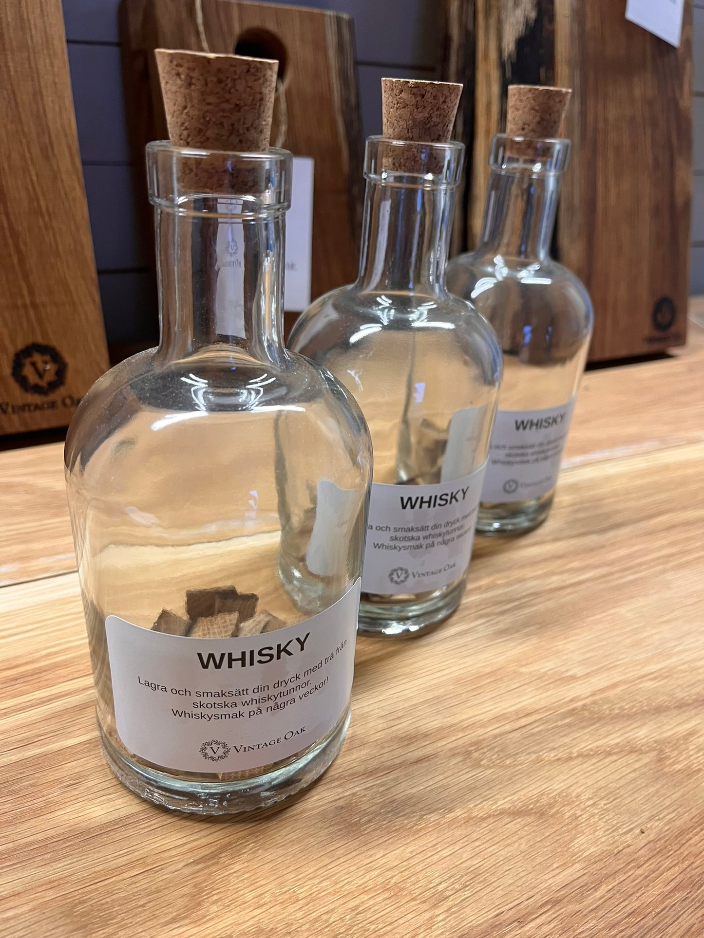 Whiskytunna på Flaska