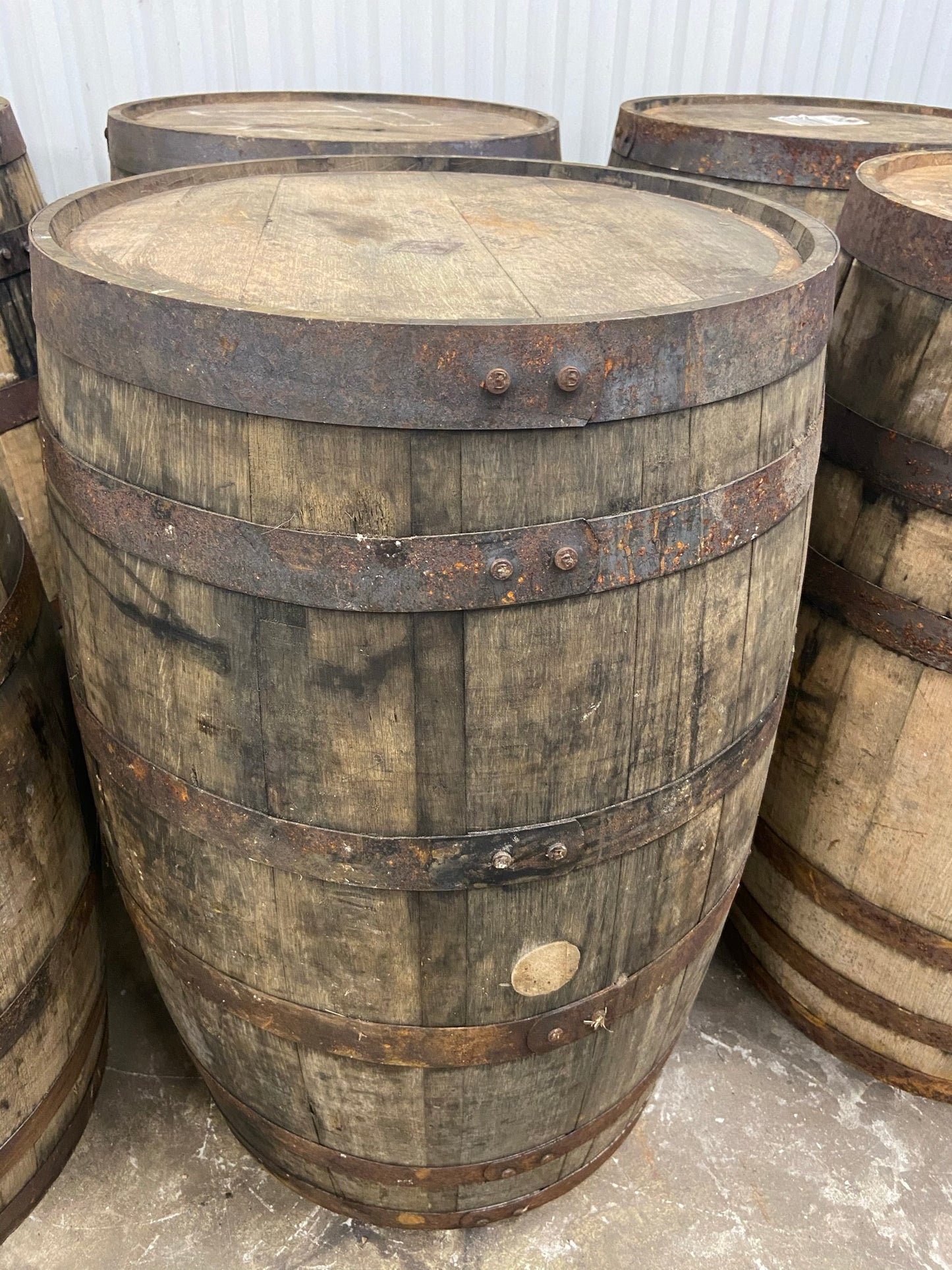 Bourbon and scotch cask, whiskytunna 190L, Prefekt för vinkällare, whiskyhörnan, trädgården eller som dekoration, höjd ca 88cm 